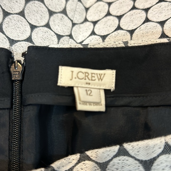 J Crew Elegant Black and White Skirt - Picture 6 of 6